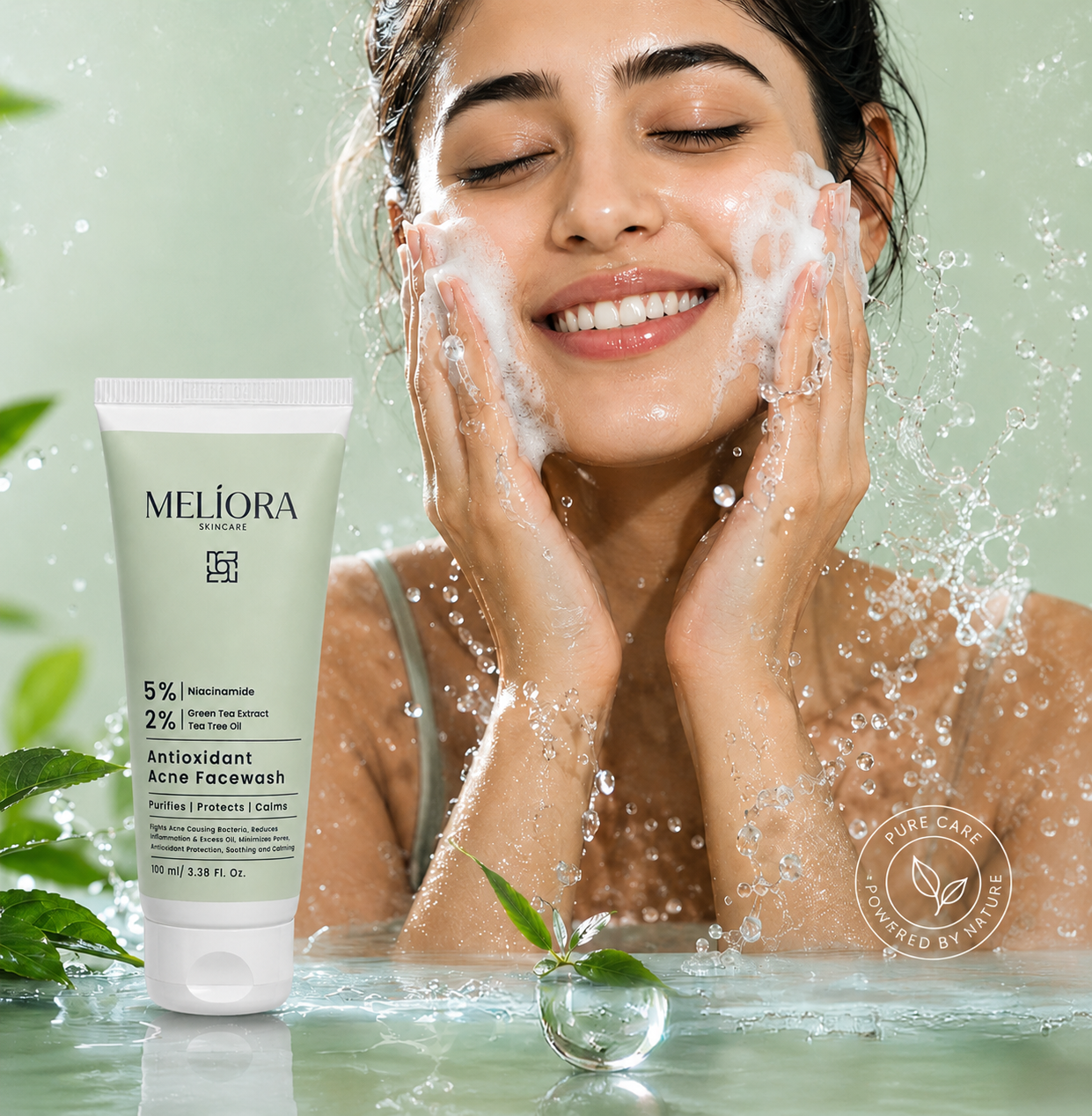 Melíora Antioxidant Acne Facewash - Image 2