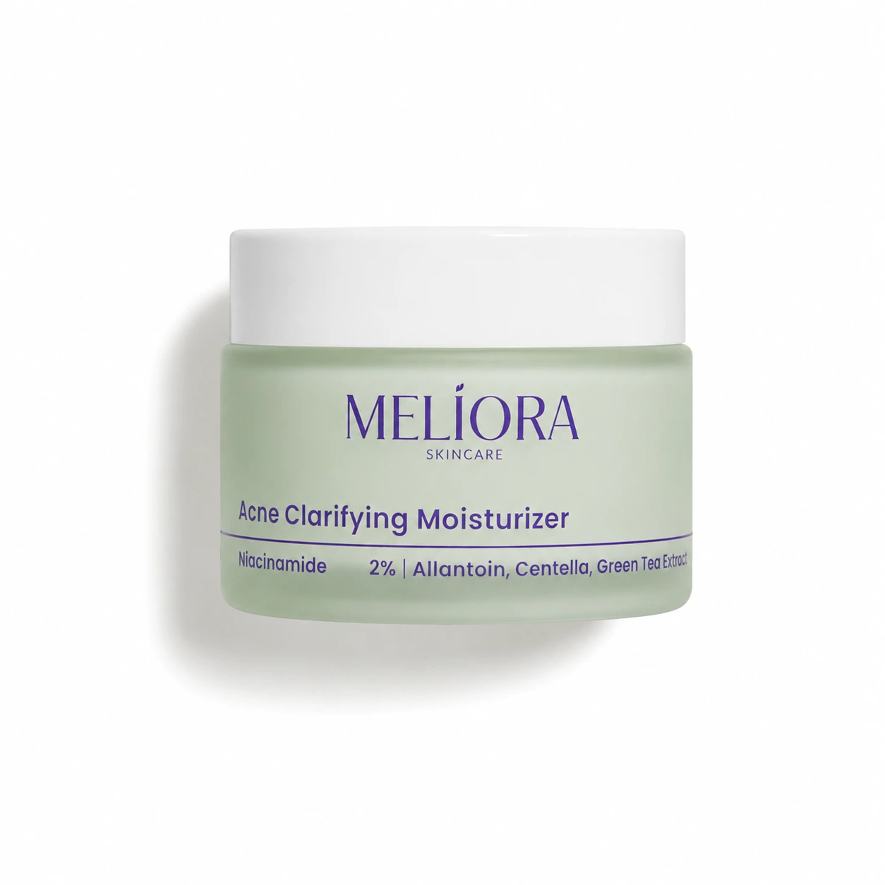 Hydrate, soothe, and clarify your skin with Melíora Clarifying Moisturizer. Infused with 2% Niacinamide, Centella Asiatica, Green Tea, and Allantoin, this lightweight moisturizer helps calm irritation, improve skin texture, and support a healthy radiant glow without feeling greasy. Perfect for daily use and suitable for all skin types. 🌿