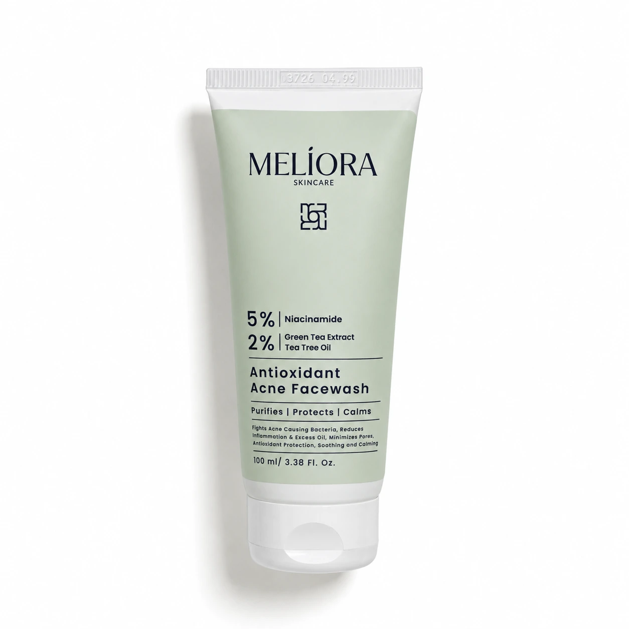 A gentle yet powerful antioxidant facewash crafted to fight acne, calm inflammation, and control excess oil without stripping the skin. Infused with 5% Niacinamide, Green Tea Extract, and Tea Tree Oil, this daily cleanser leaves your skin feeling fresh, balanced, and refined like morning dew on polished jade 🌿