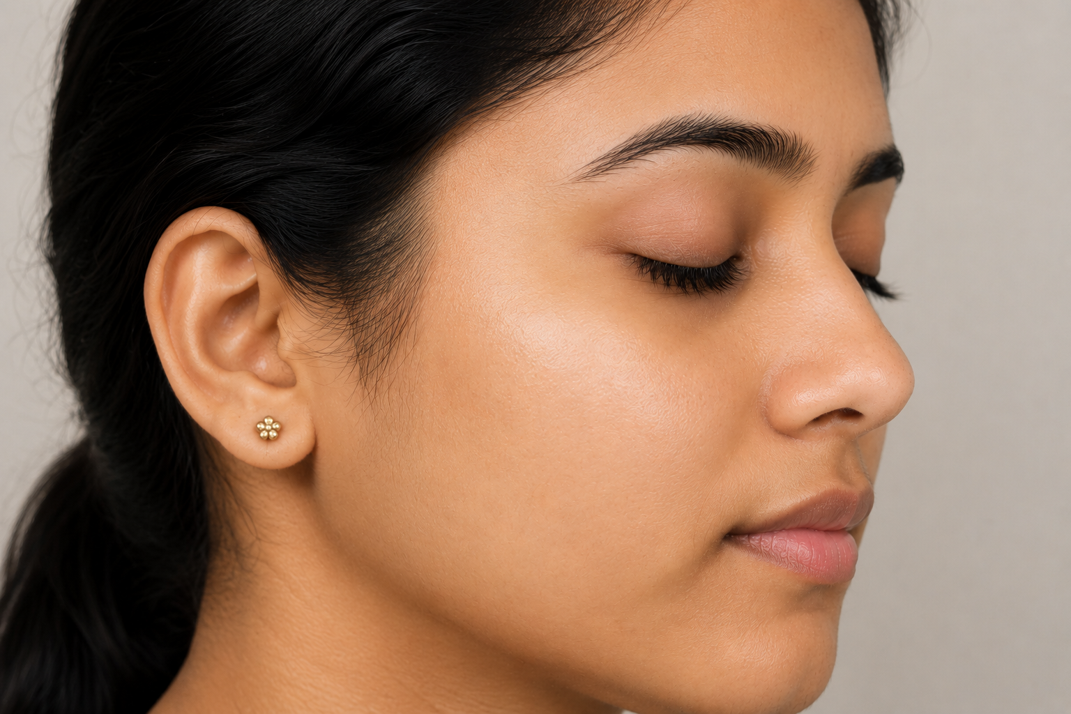 Before skincare treatment
